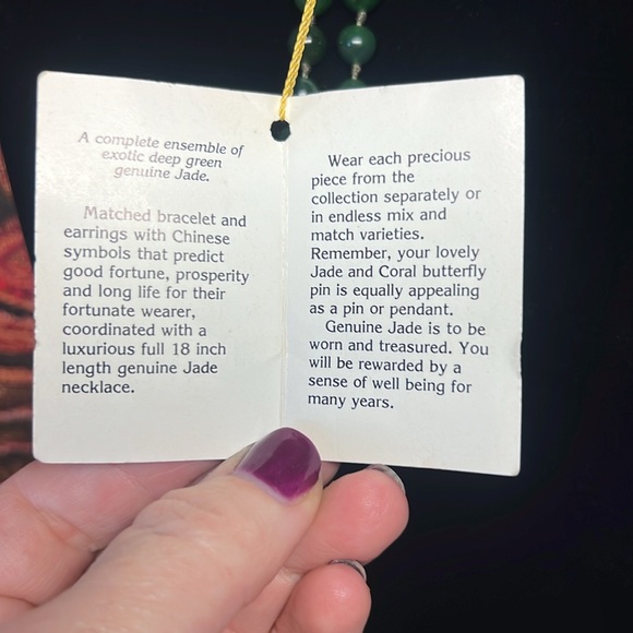 Vintage Jade Necklace The Jade Dynasty Collection - Picture 5 of 6